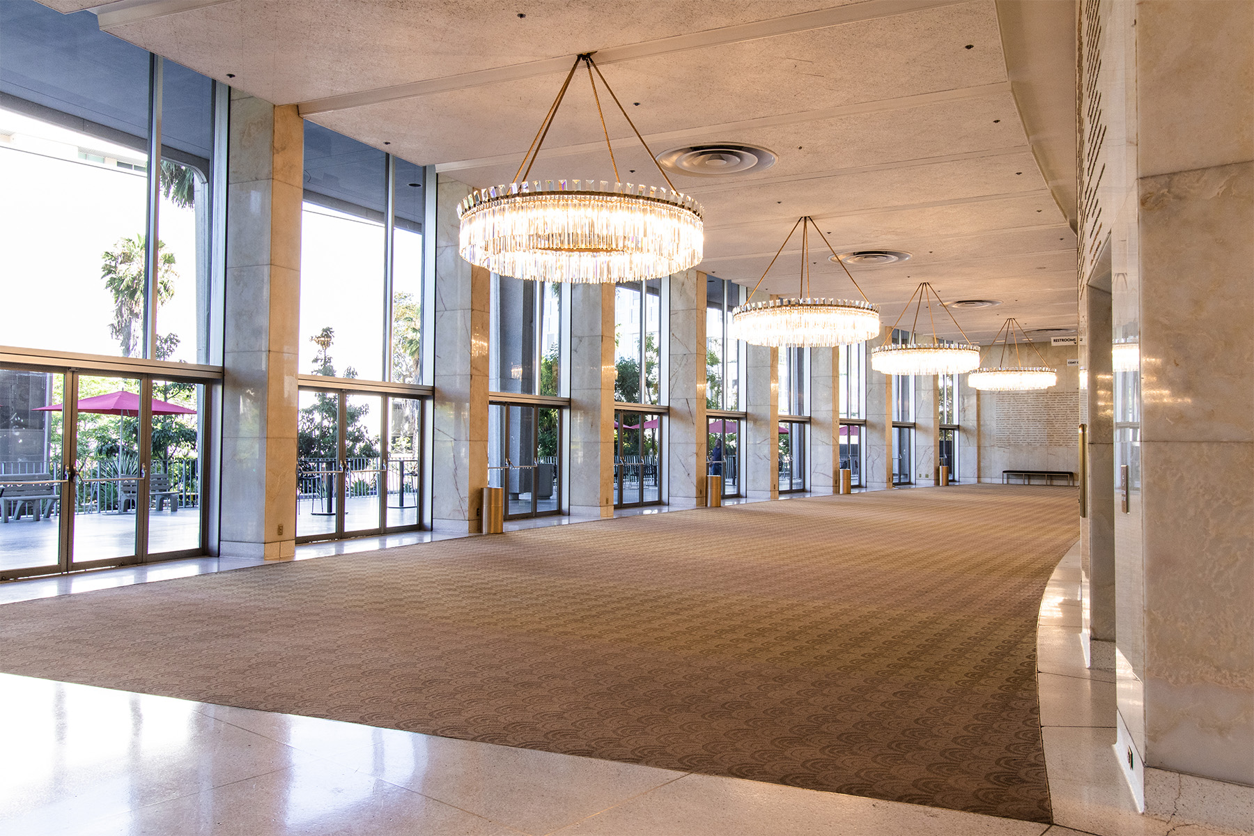 Dorothy Chandler Pavilion Lobby - Collonade 2