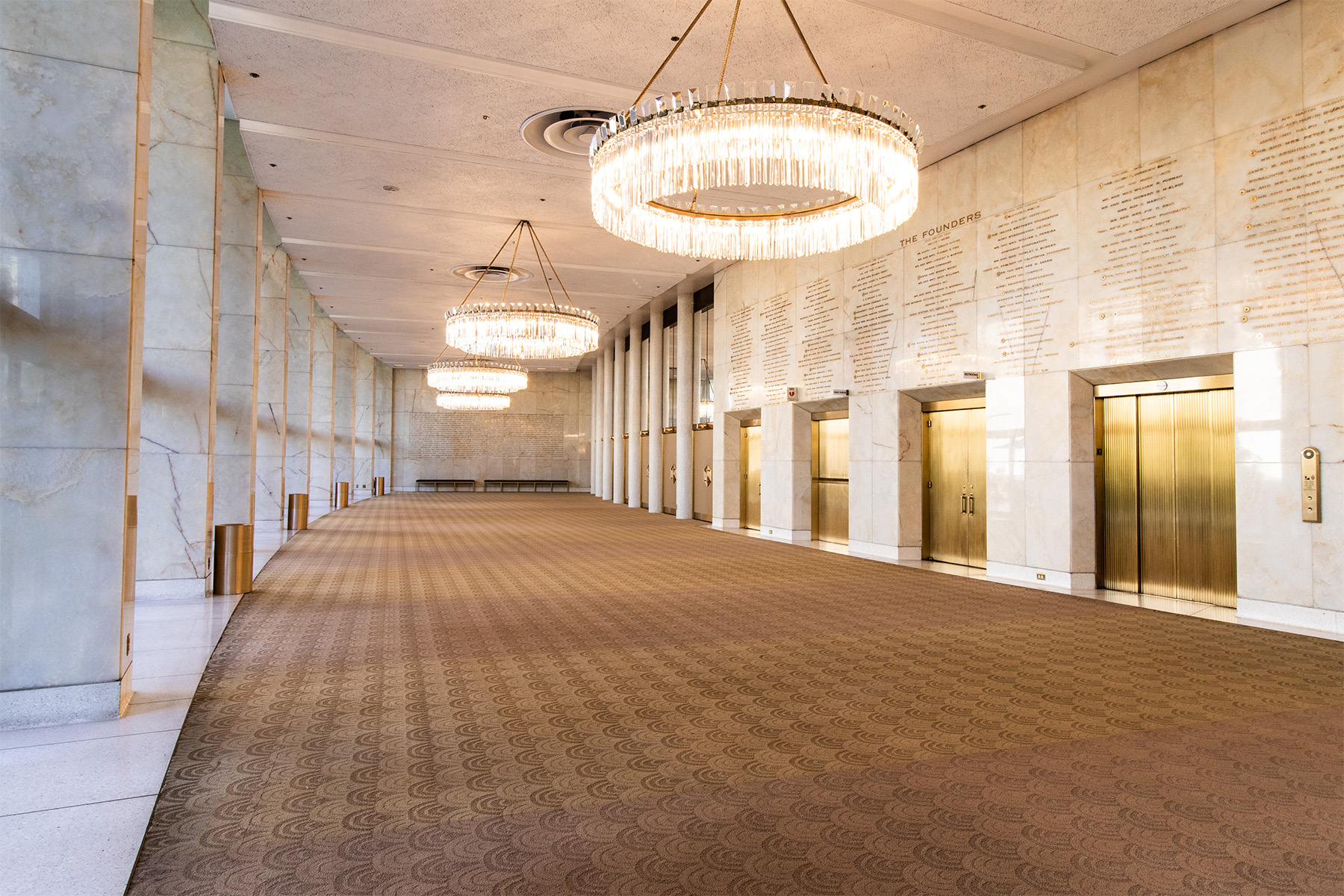 Dorothy Chandler Pavilion Lobby - Collonade